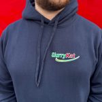 Navy Hoody Front Close