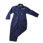 Kids Navy Boilersuit Front